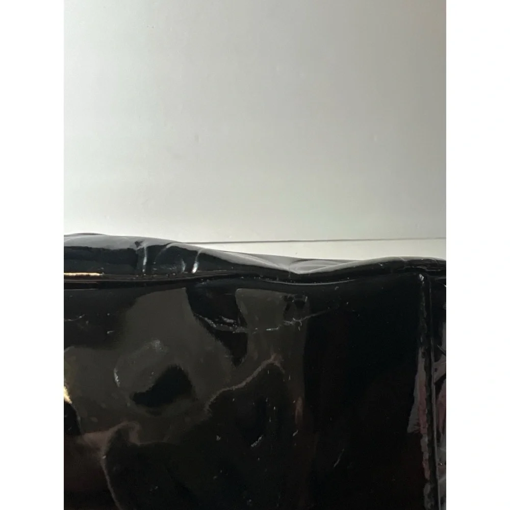 Coach Black Patent Leather Shoulder Bag - Picture 4 of 11